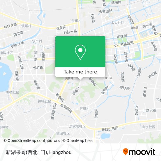 新湖果岭(西北1门) map