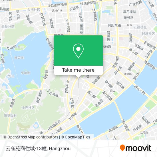 云雀苑商住城-13幢 map