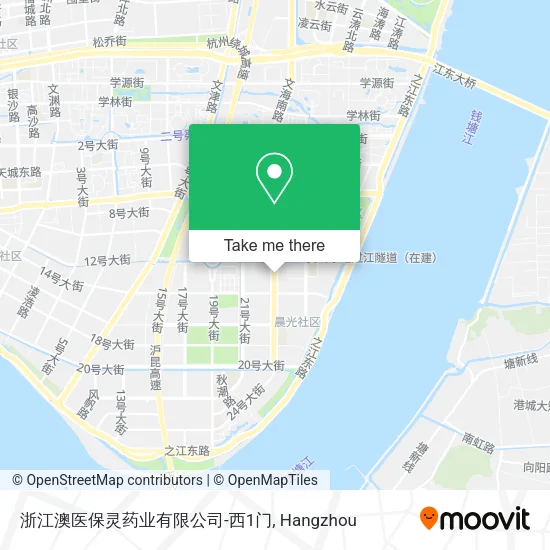 浙江澳医保灵药业有限公司-西1门 map