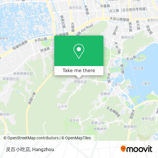 灵百小吃店 map
