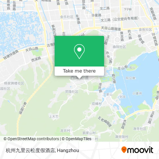 杭州九里云松度假酒店 map