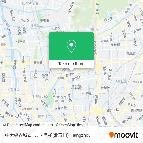 中大银泰城2、3、4号楼(北五门) map