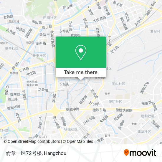 俞章一区72号楼 map