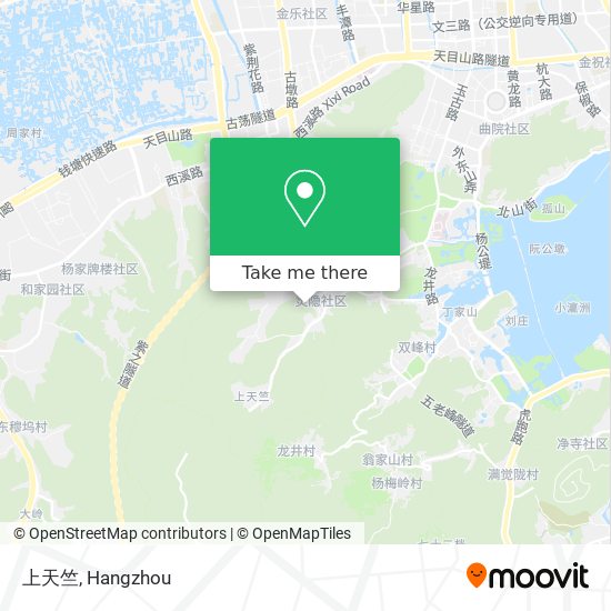 上天竺 map