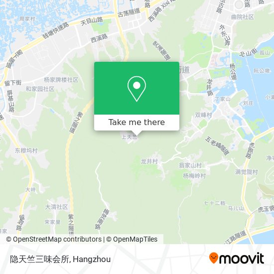 隐天竺三味会所 map