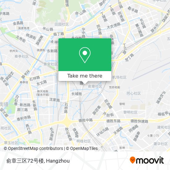 俞章三区72号楼 map