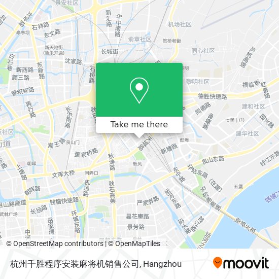 杭州千胜程序安装麻将机销售公司 map