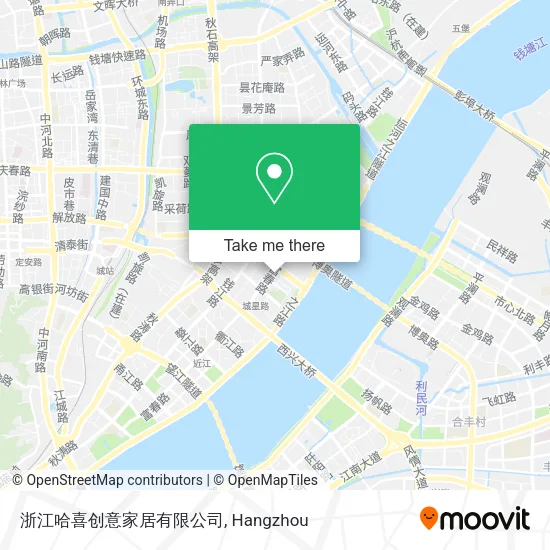 浙江哈喜创意家居有限公司 map