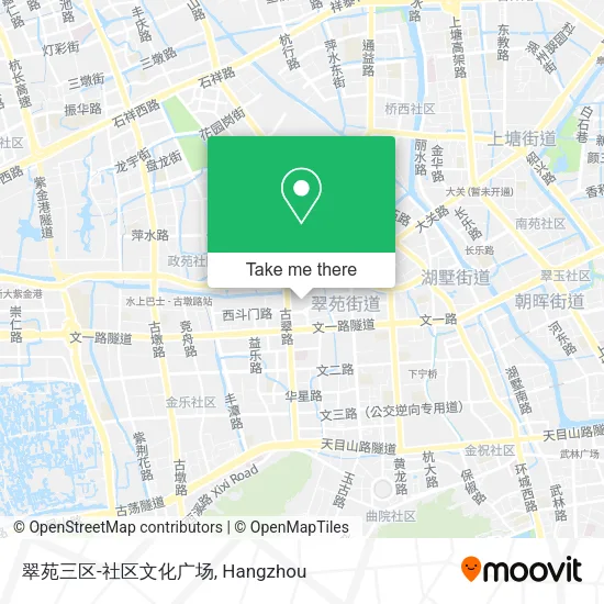 翠苑三区-社区文化广场 map