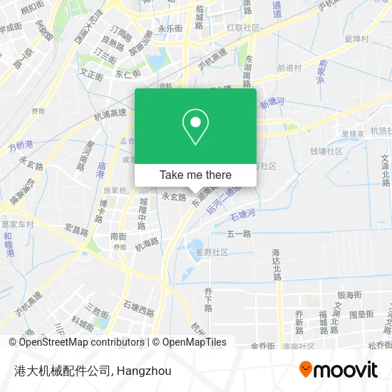港大机械配件公司 map