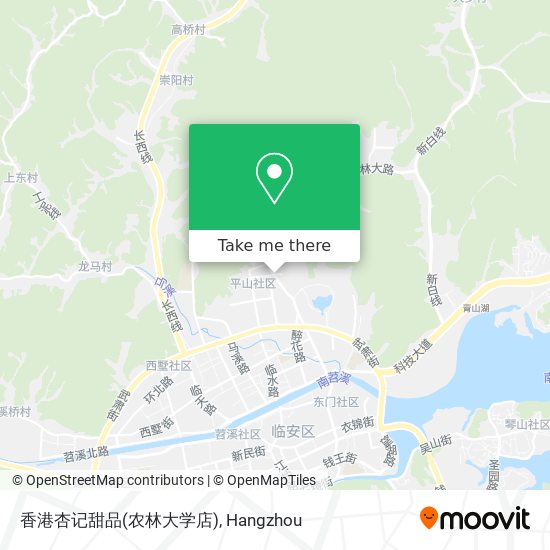 香港杏记甜品(农林大学店) map
