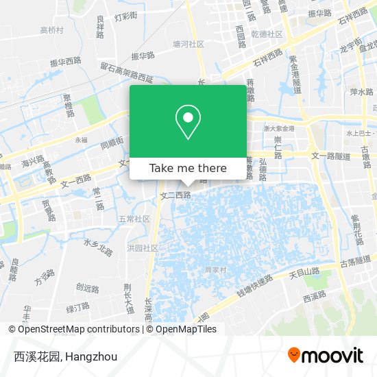 西溪花园 map