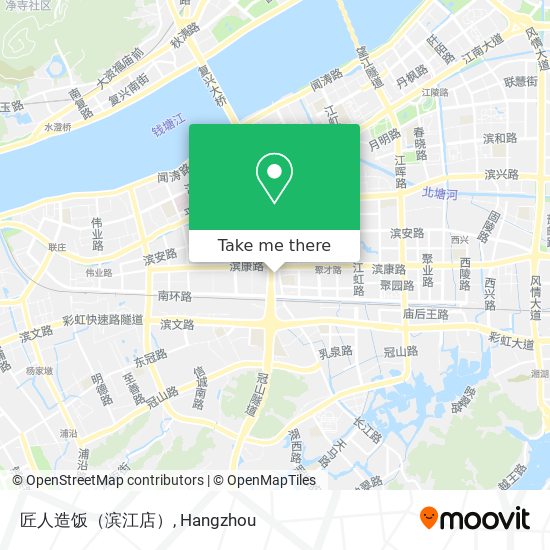 匠人造饭（滨江店） map