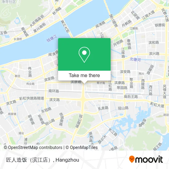 匠人造饭（滨江店） map