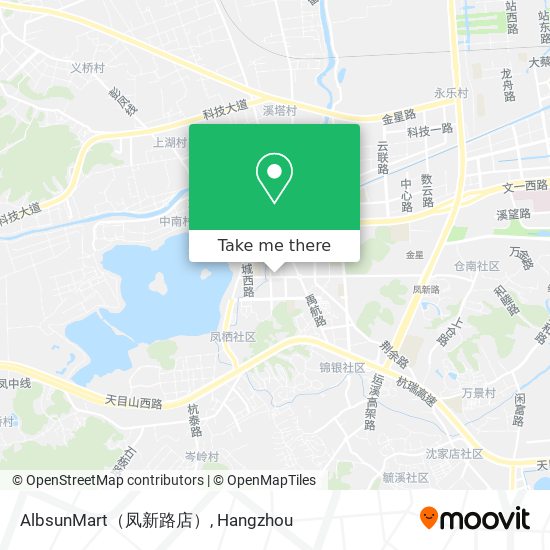 AlbsunMart（凤新路店） map