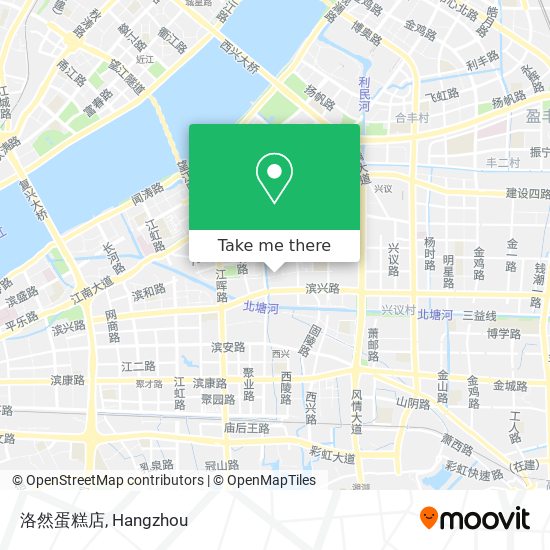 洛然蛋糕店 map