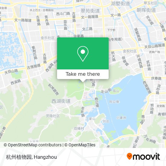 杭州植物园 map