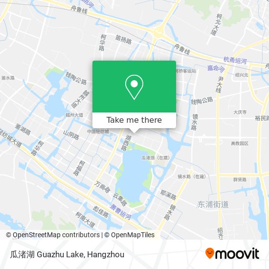 瓜渚湖 Guazhu Lake map