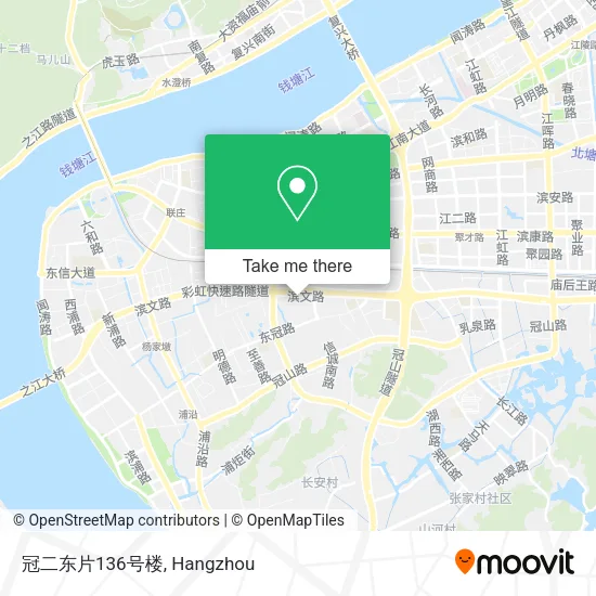 冠二东片136号楼 map