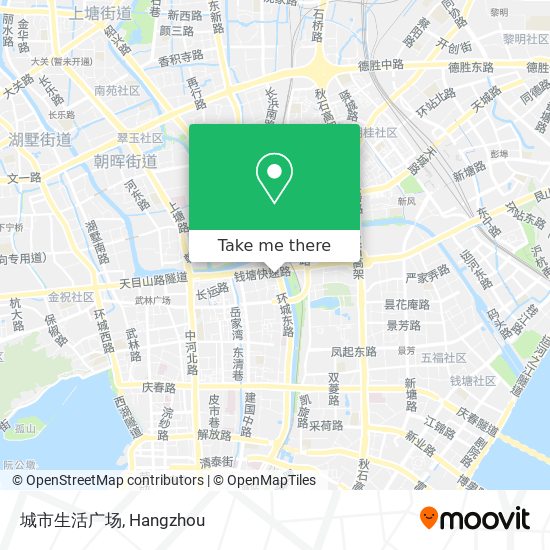 城市生活广场 map