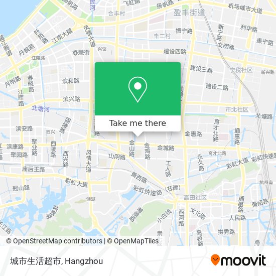 城市生活超市 map