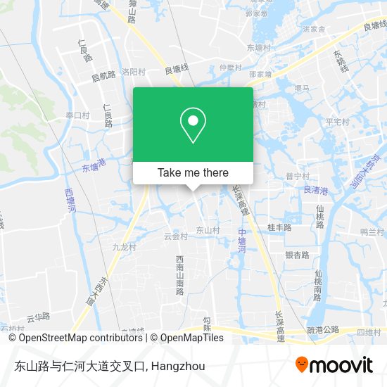 东山路与仁河大道交叉口 map
