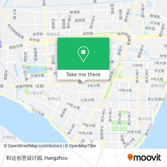 和达创意设计园 map