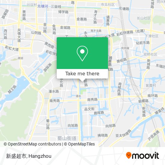 新盛超市 map