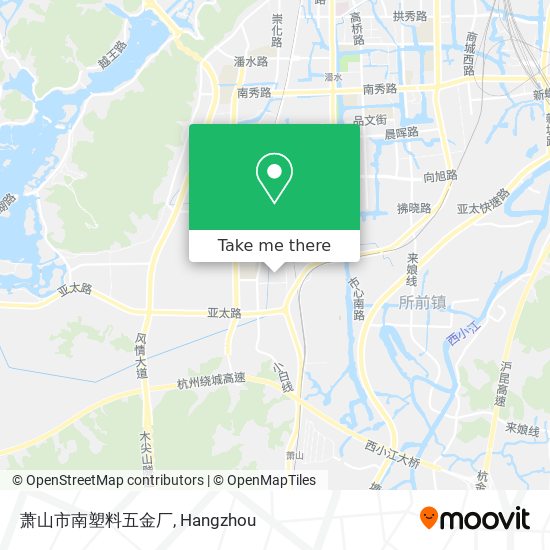 萧山市南塑料五金厂 map