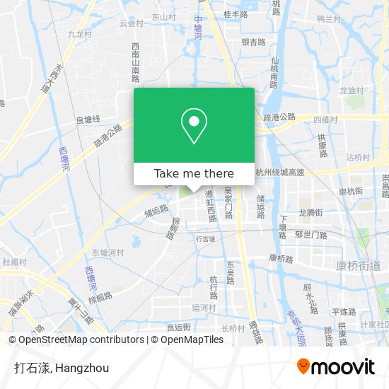 打石漾 map