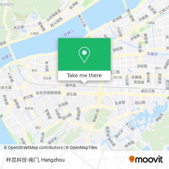 梓昆科技-南门 map