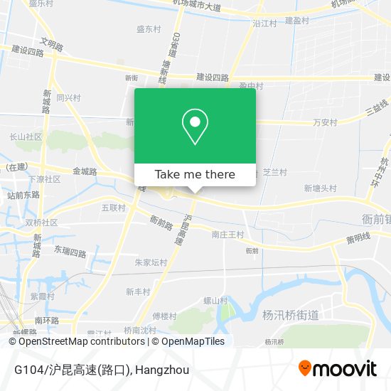G104/沪昆高速(路口) map