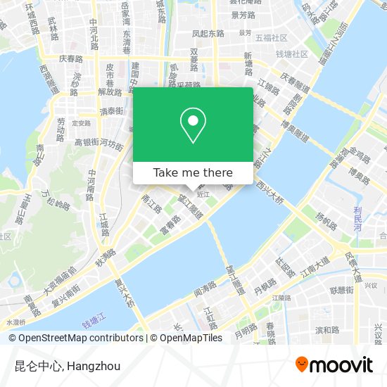 昆仑中心 map