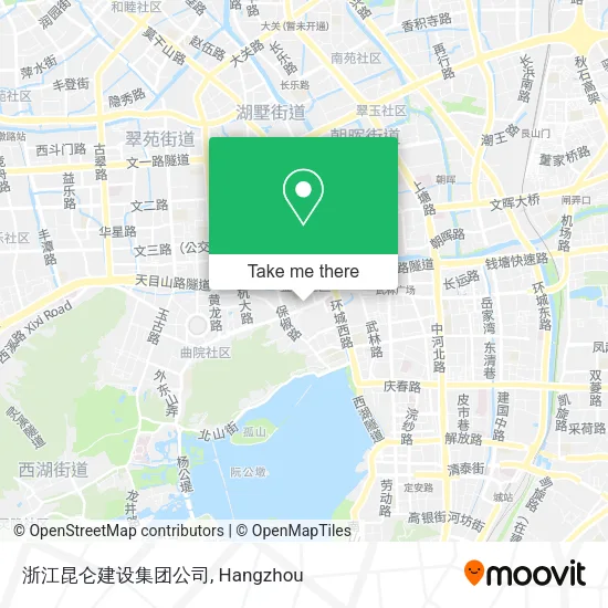 浙江昆仑建设集团公司 map