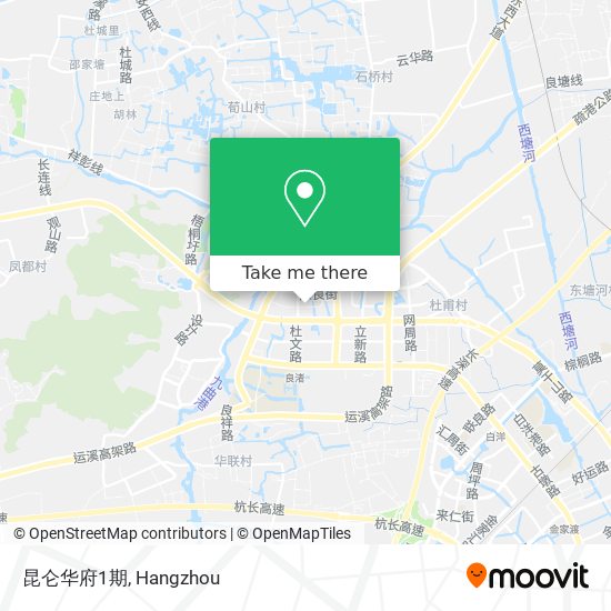 昆仑华府1期 map
