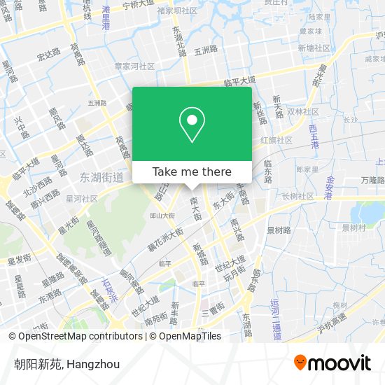 朝阳新苑 map