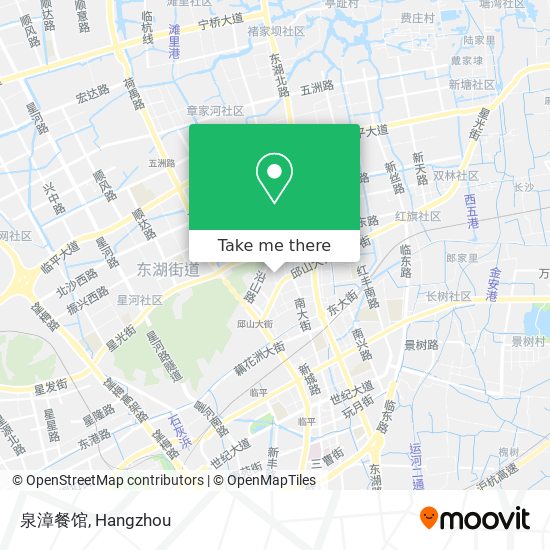 泉漳餐馆 map