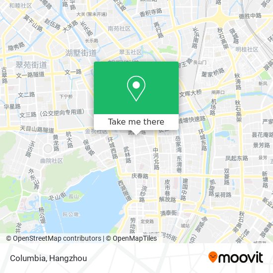 Columbia map