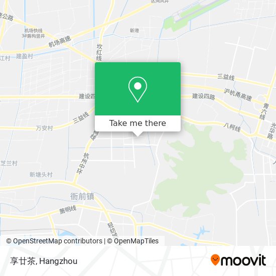 享廿茶 map