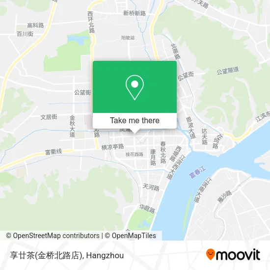 享廿茶(金桥北路店) map