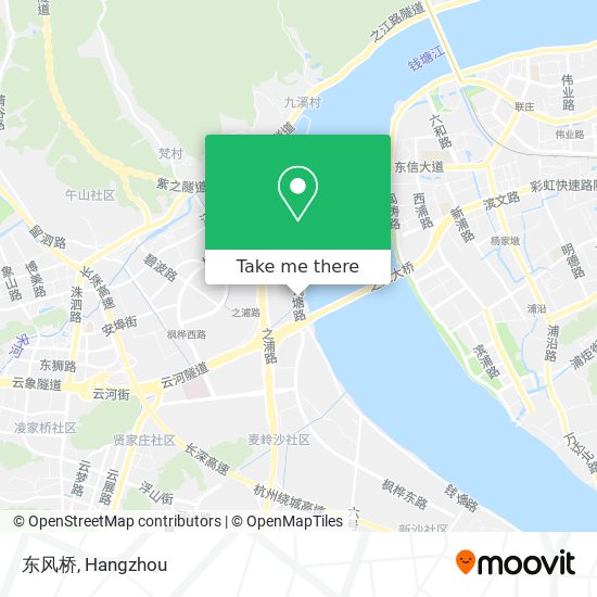 东风桥 map