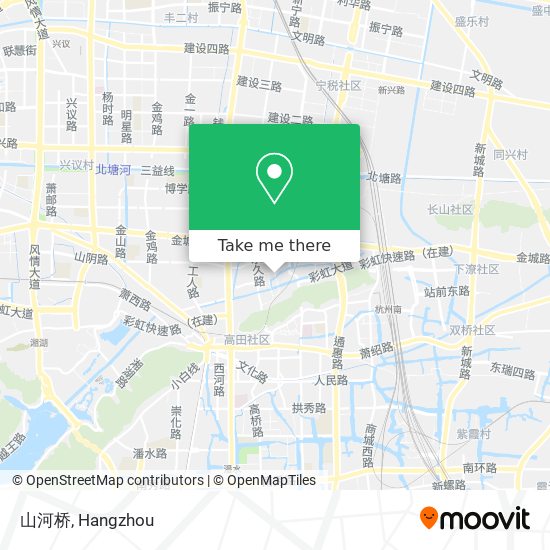 山河桥 map