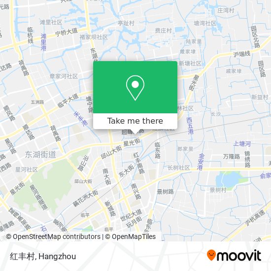 红丰村 map