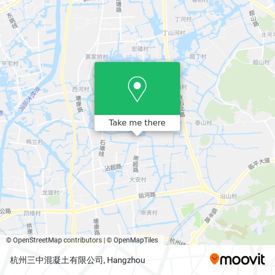 杭州三中混凝土有限公司 map