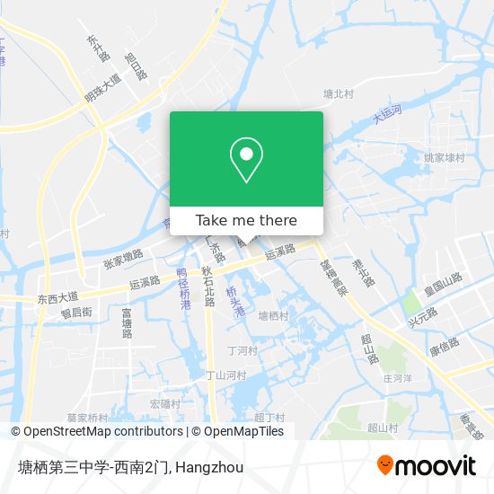 塘栖第三中学-西南2门 map