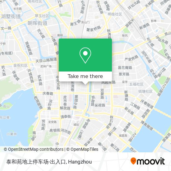 泰和苑地上停车场-出入口 map