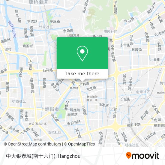 中大银泰城(南十六门) map