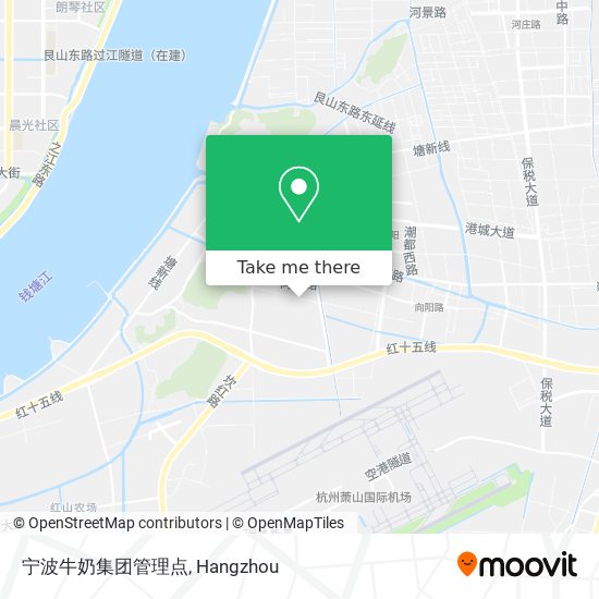 宁波牛奶集团管理点 map