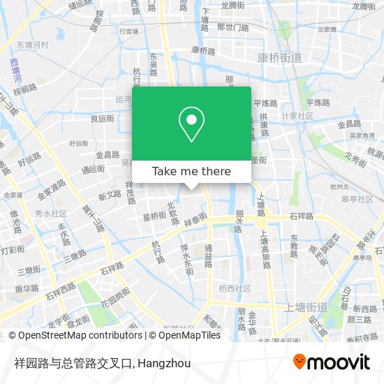 祥园路与总管路交叉口 map
