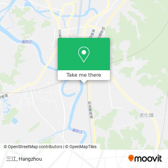 三江 map